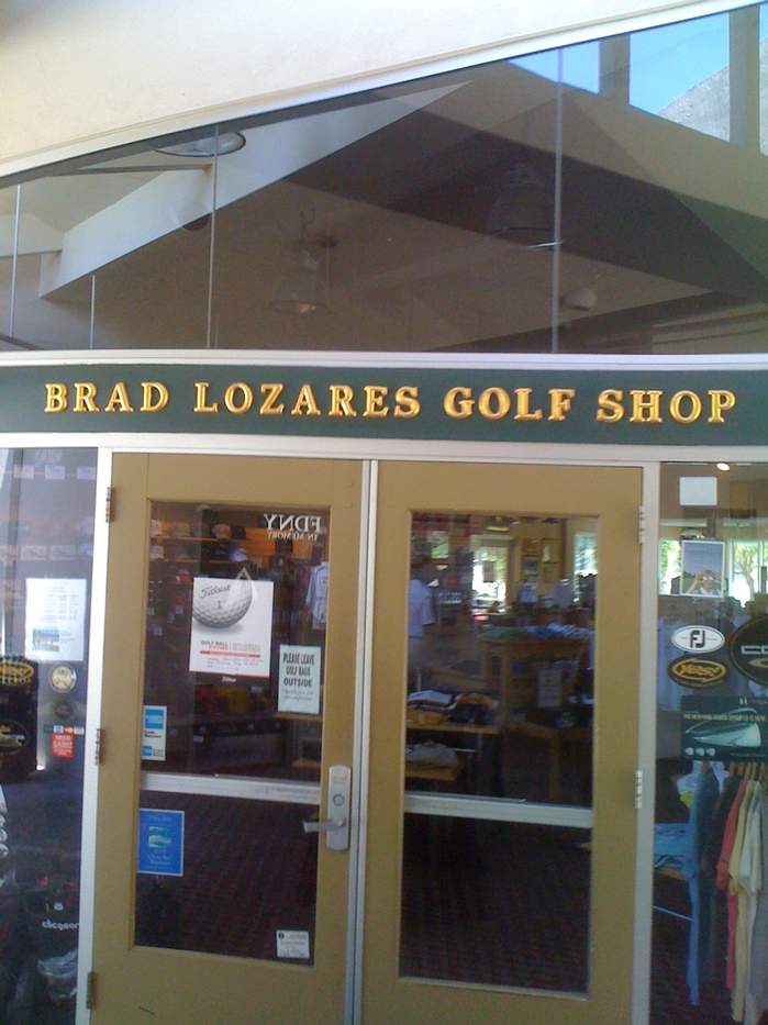 Brad Lozares Golf Shop